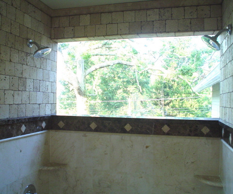 Shower window